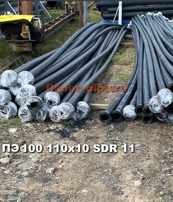 Труба ПЭ 100 110x10.0 мм SDR 11 в Йошкар-Оле